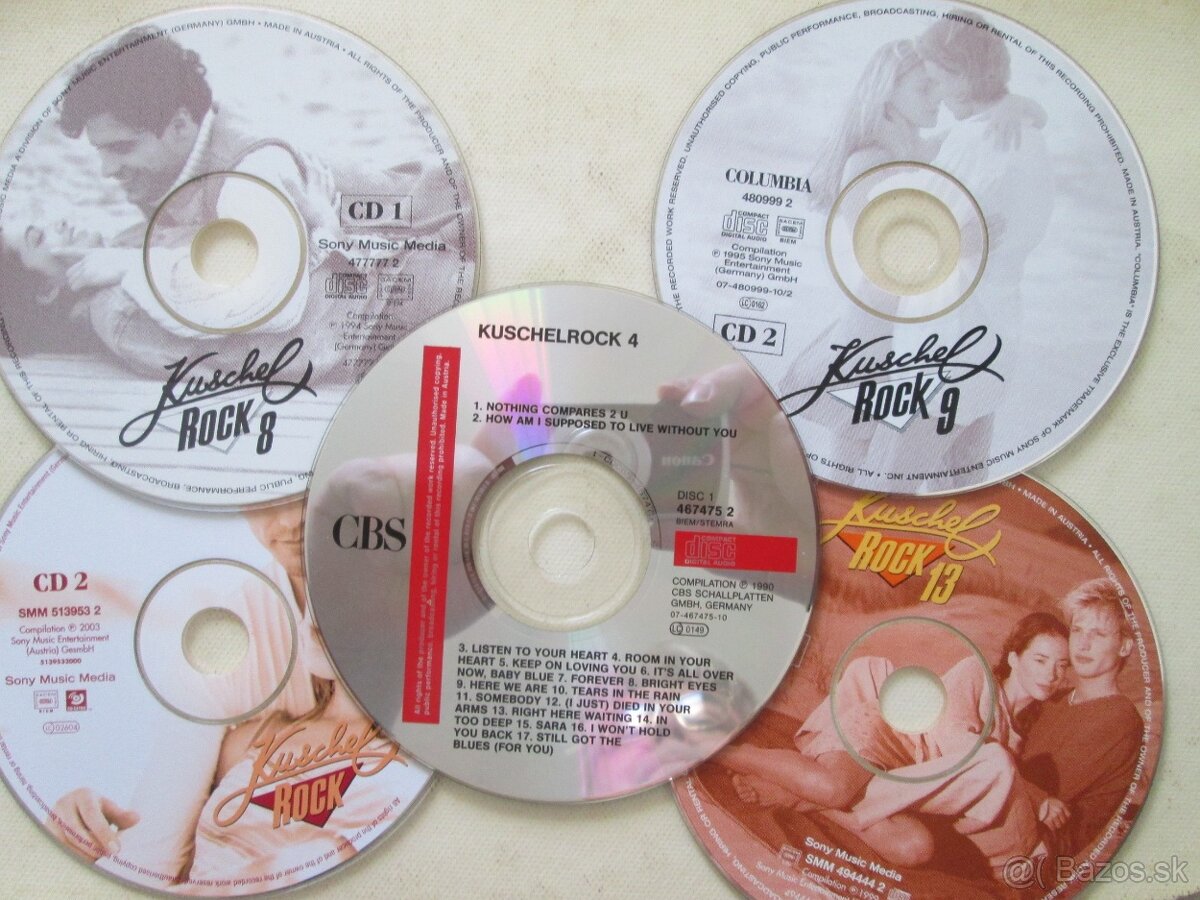 Kuschelrock - 1, 10, 11 (2cd gold),New Kuschelrock cd1+cd2 - 12