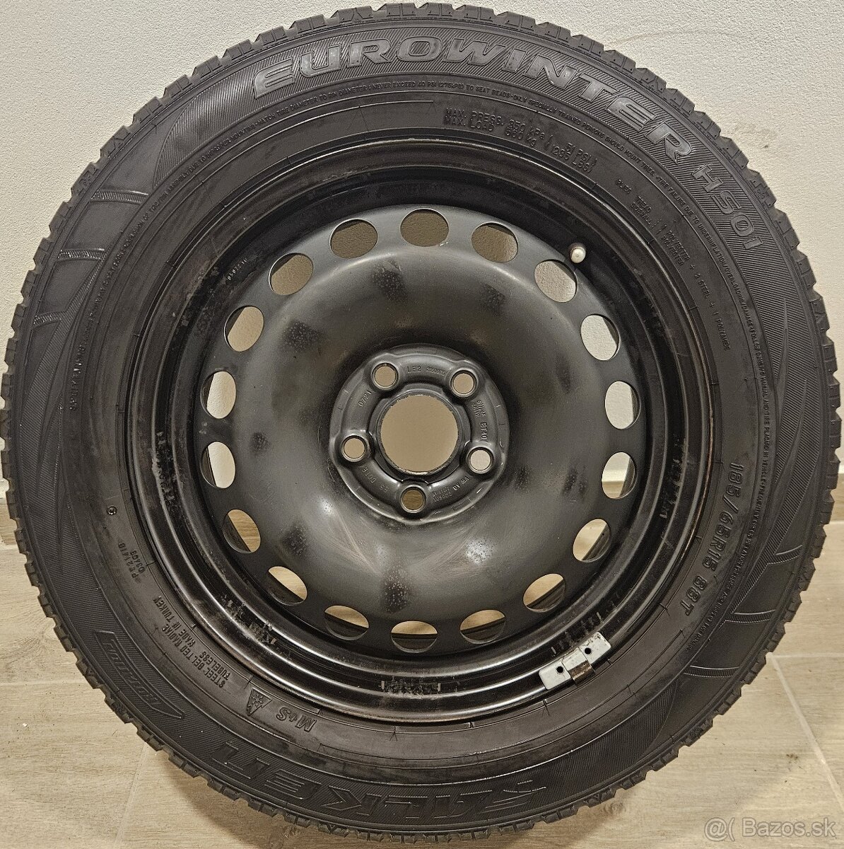 Originálna zimná sada VW - 5x100 r15 + FALKEN 185/65 r15 - 12