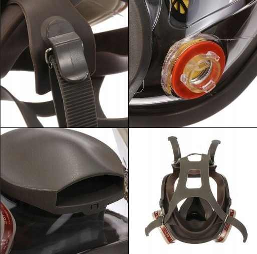 Celotvárová maska 3M + filtre - 12