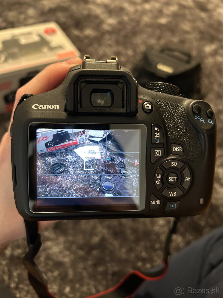 Canon eos 1200D, kit + prislusenstvo - 12