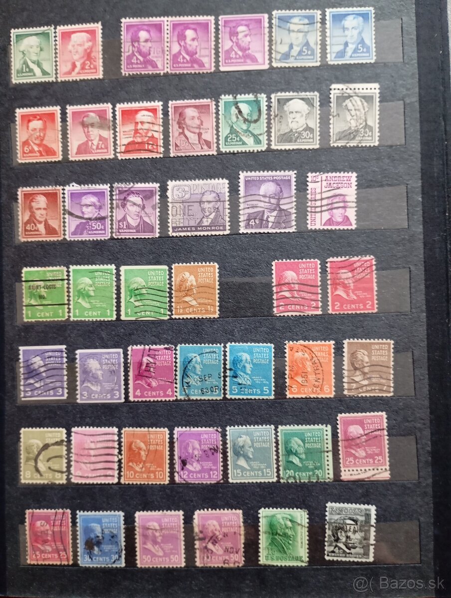 Album známok USA - 12