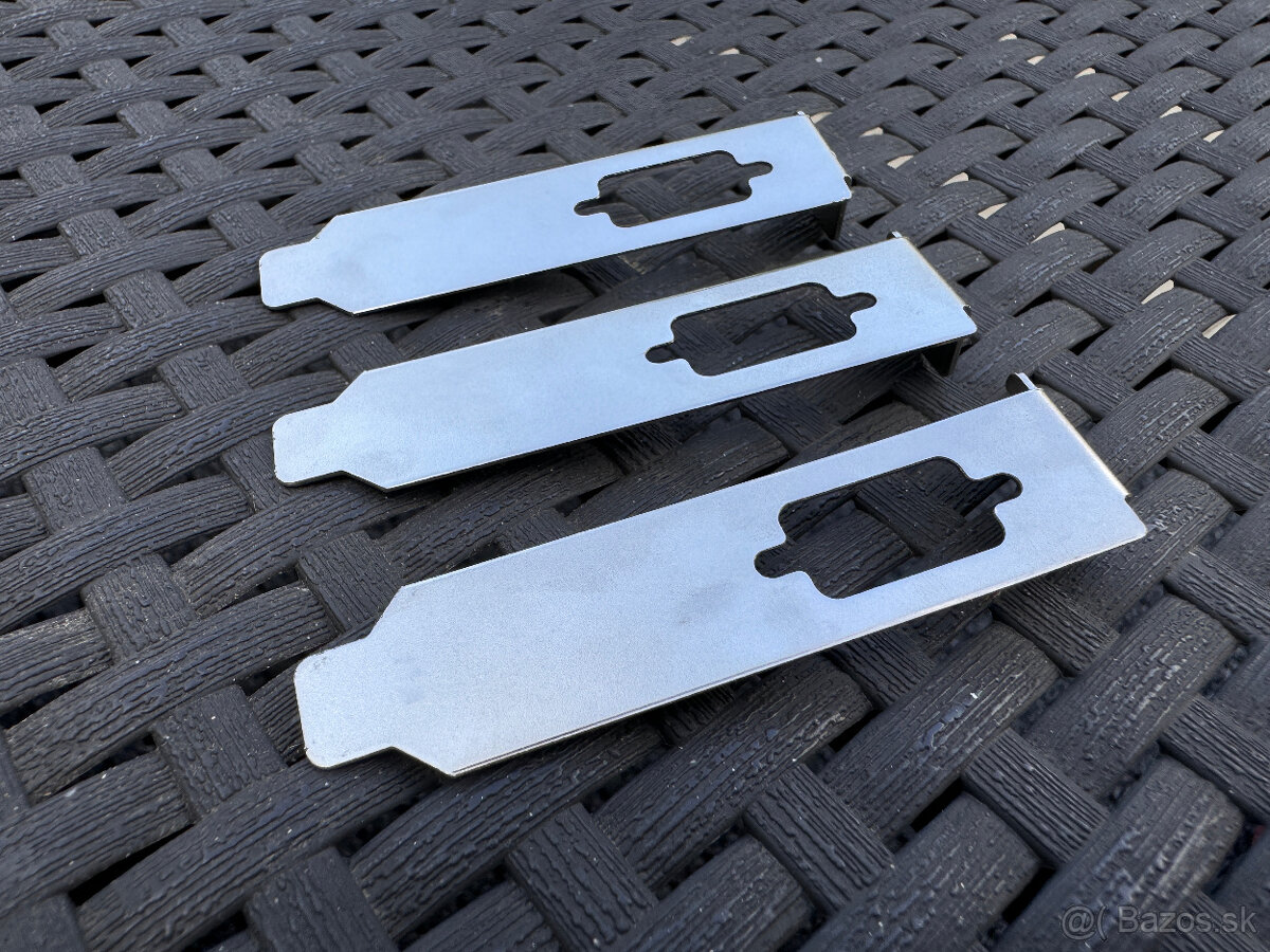 Low Profile - nízkoprofilové držiaky pre port VGA, HDMI+DVI - 12