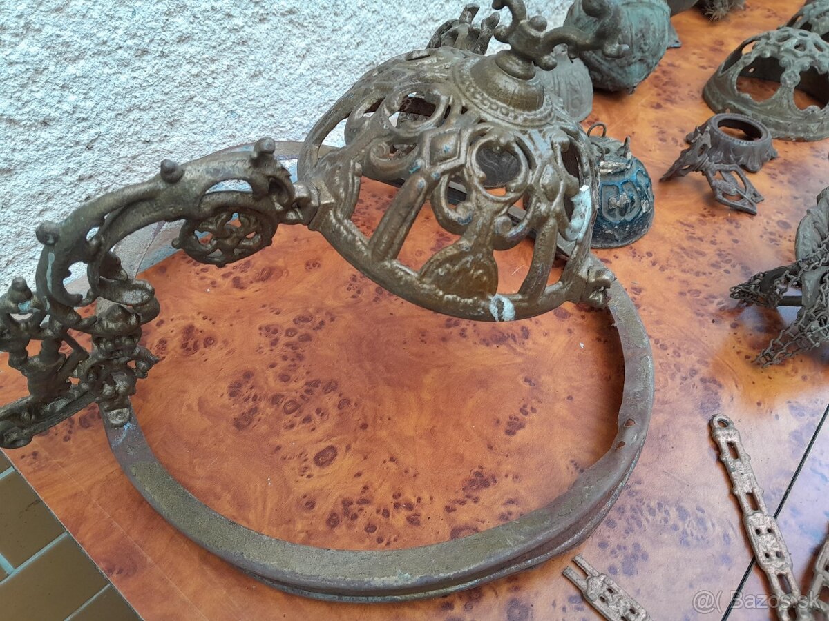 Liatinový petrolejový luster. - 12