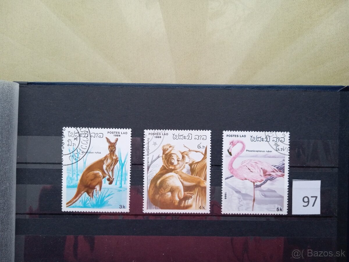 Poštové známky č.428 - FAUNA SVETA V. - 19 sérií - 12