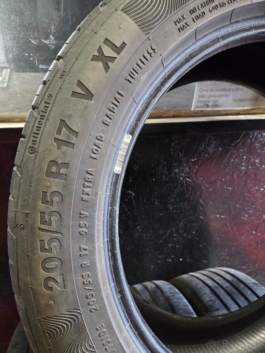 205/55 R17 Continntal letne pneumatiky - 12