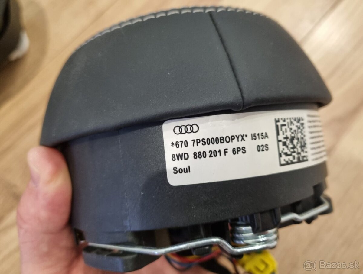 AUDI EXCLUSIVE KOŽENÝ AIRBAG S KABELAZOU - 12