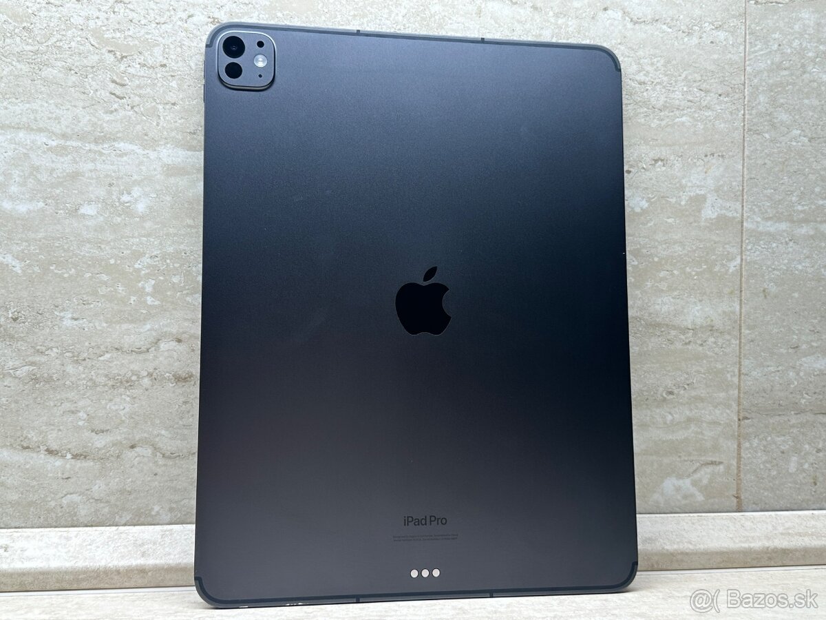 iPad Pro 13 256GB Wi-Fi + Cellular Space Black, 100% batéria - 12