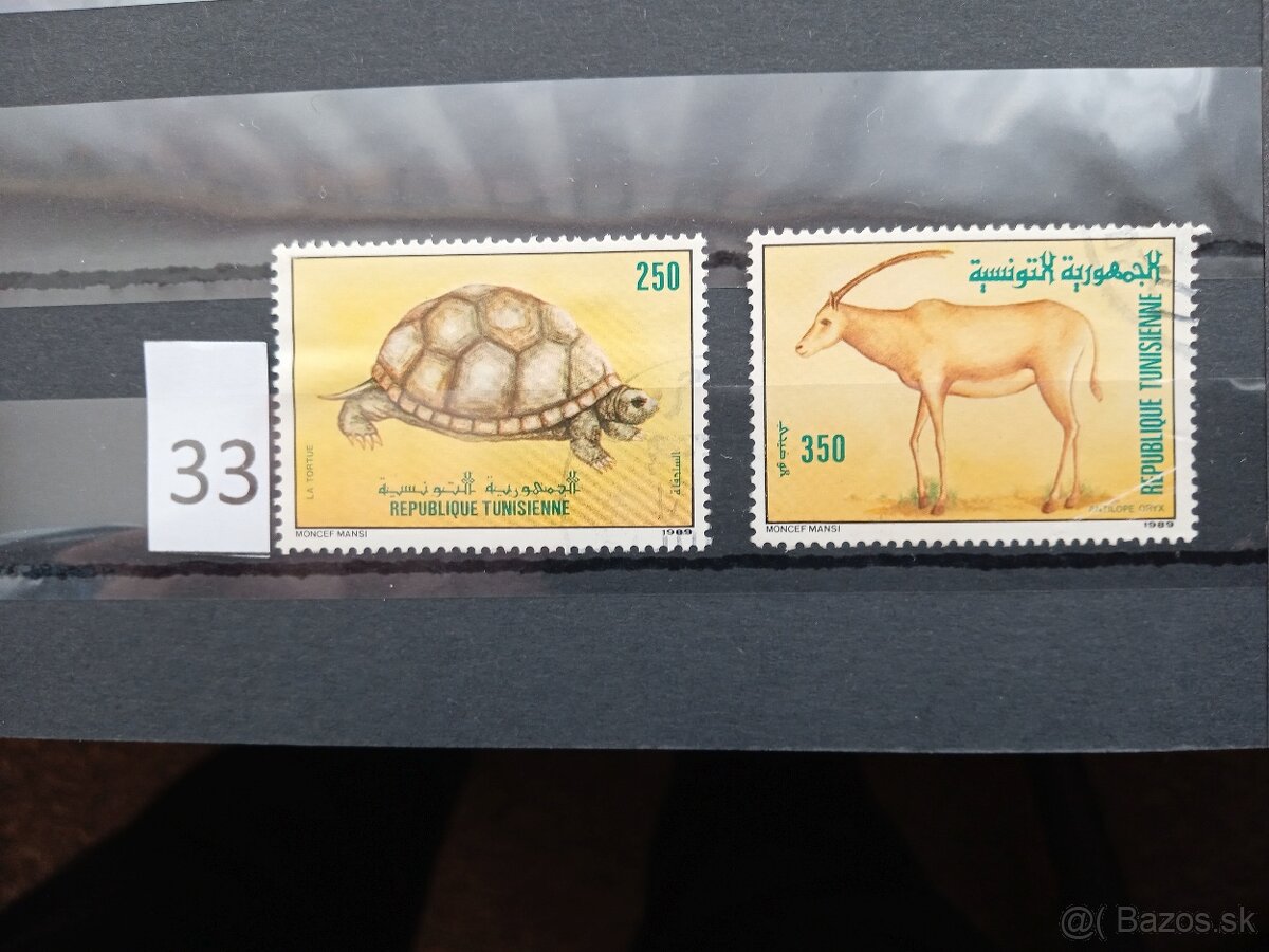 Poštové známky č.581 - AFRICKÉ ŠTÁTY II. - 20 ks sérií - 12