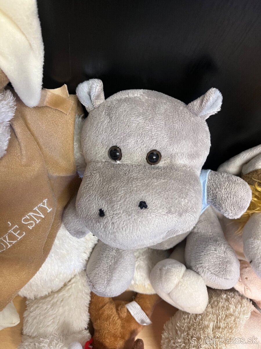 Plyšové postavičky-macko, sob, lev a iné - 12