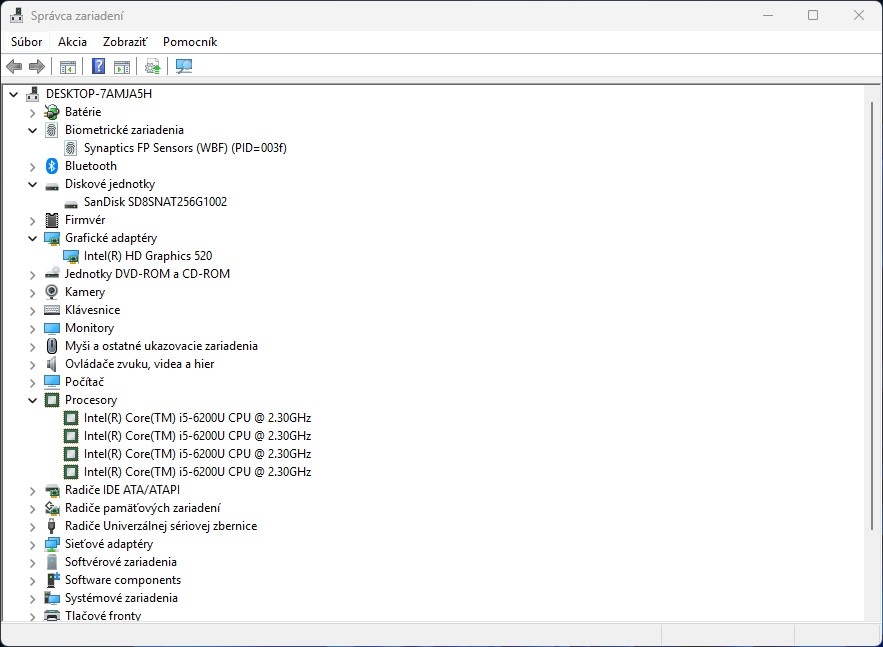 HP Probook 450 G3 /Intel Core i5-6200U/8GB RAM/HD/256GB SSD - 12