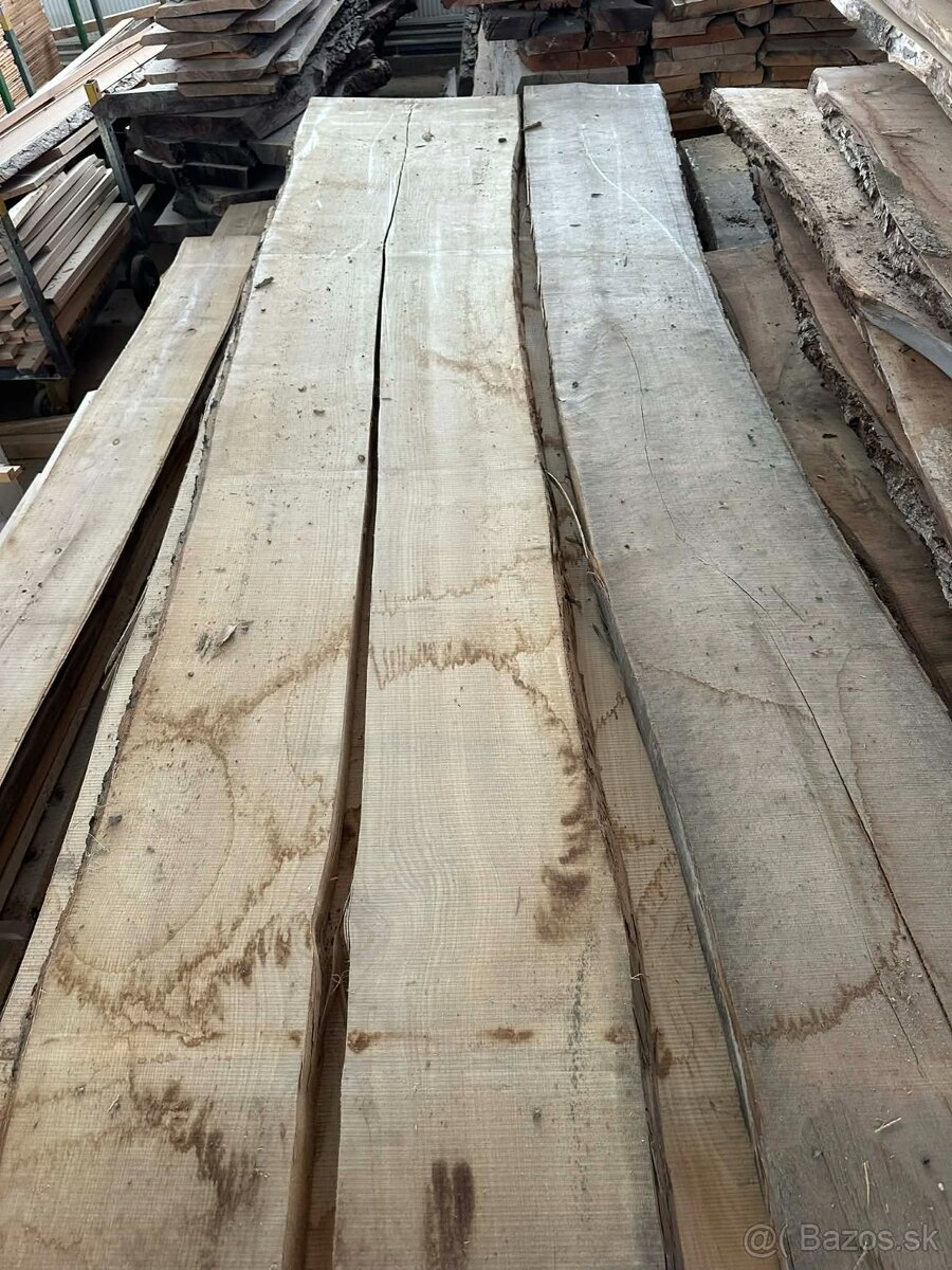 Vysušené jaseňové fošne, jaseňové rezivo, jaseň - 12