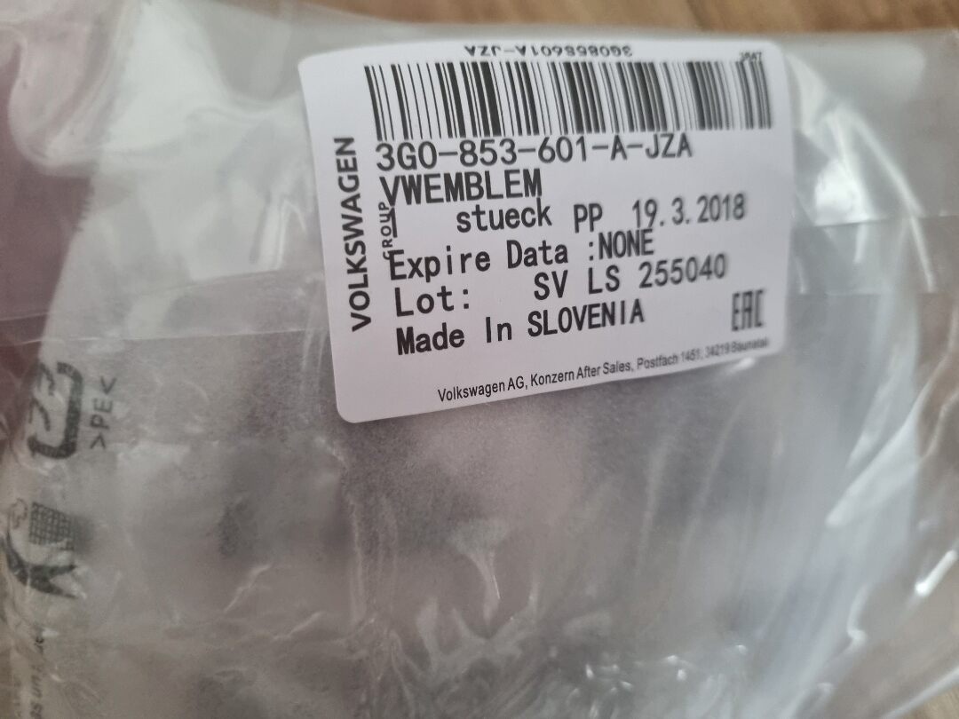 Znak do masky Volkswagen s podporou ADAPTIVNY TEMPOMAT - 12