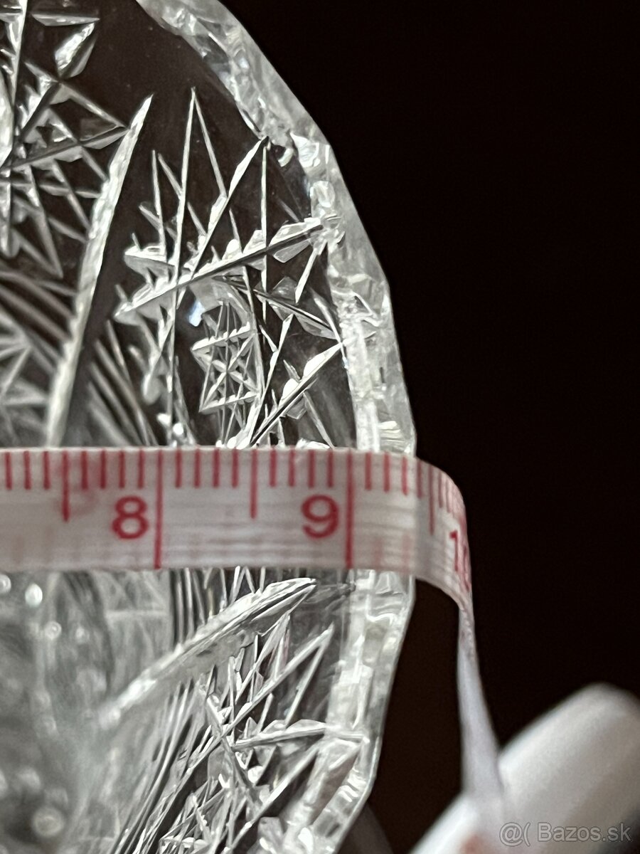 Kryštáľová váza 20 cm - 12