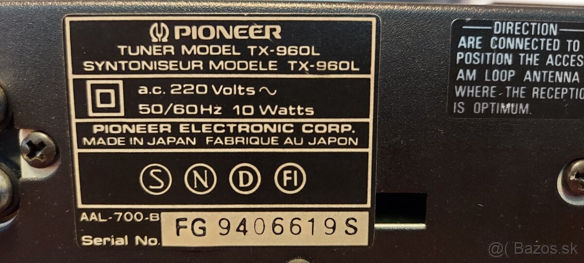 Predám tunery Denon a Pioneer - 12