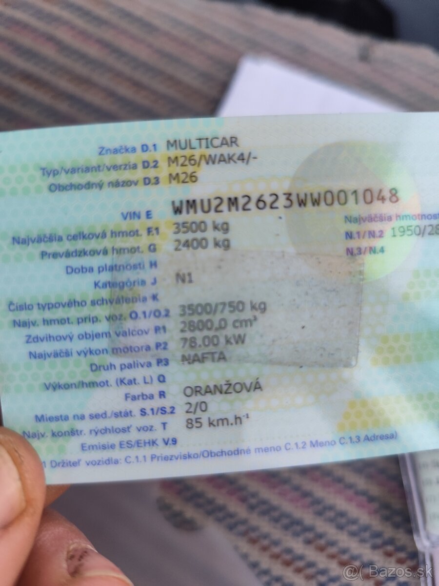 Multicar 4x4 78kw 3S - 12