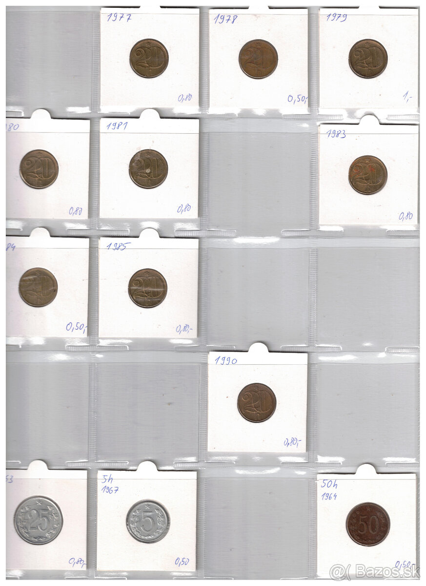 Obehove mince CSSR 1946-1992 - 12