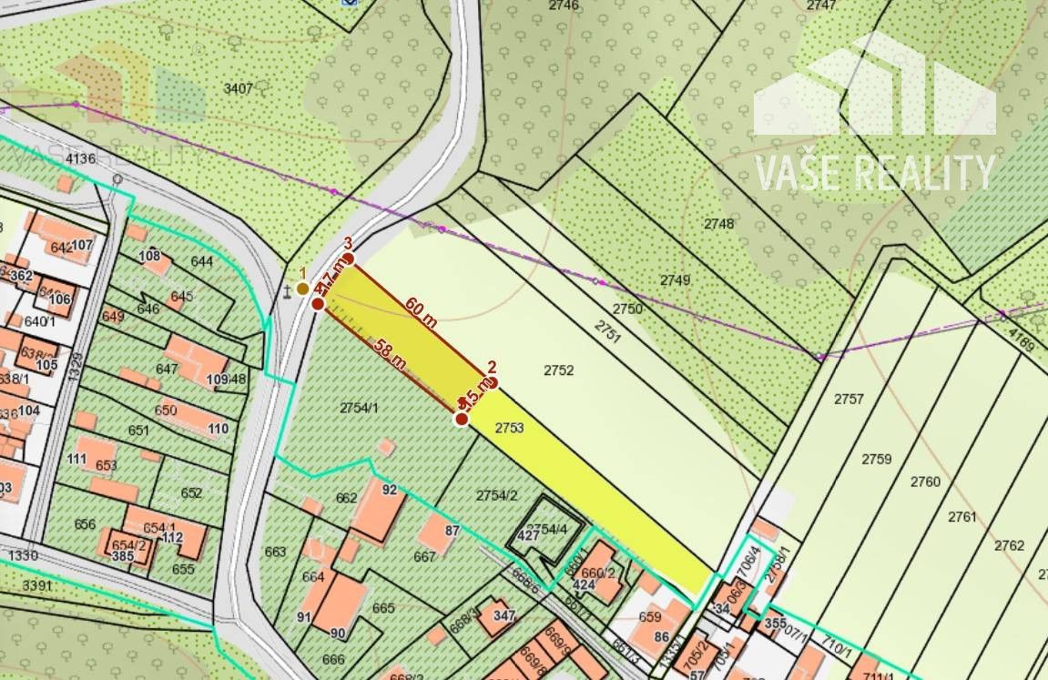 STAVEBNÝ POZEMOK 2250 m2 TRENČIANSKE MITICE - 12