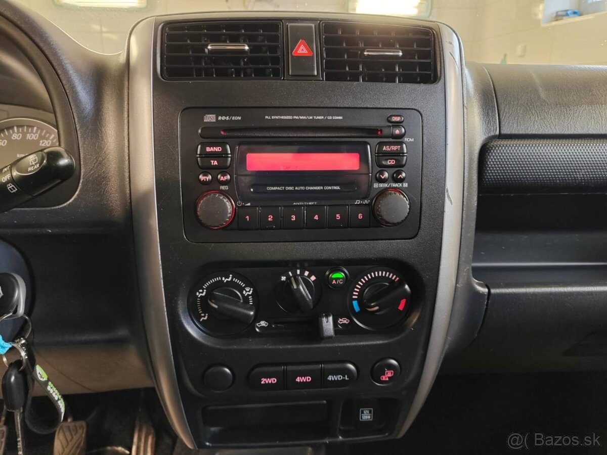 Suzuki Jimny 1,3i, 63kW,OFF-ROAD,KLIMA,-TOP STAV - 12