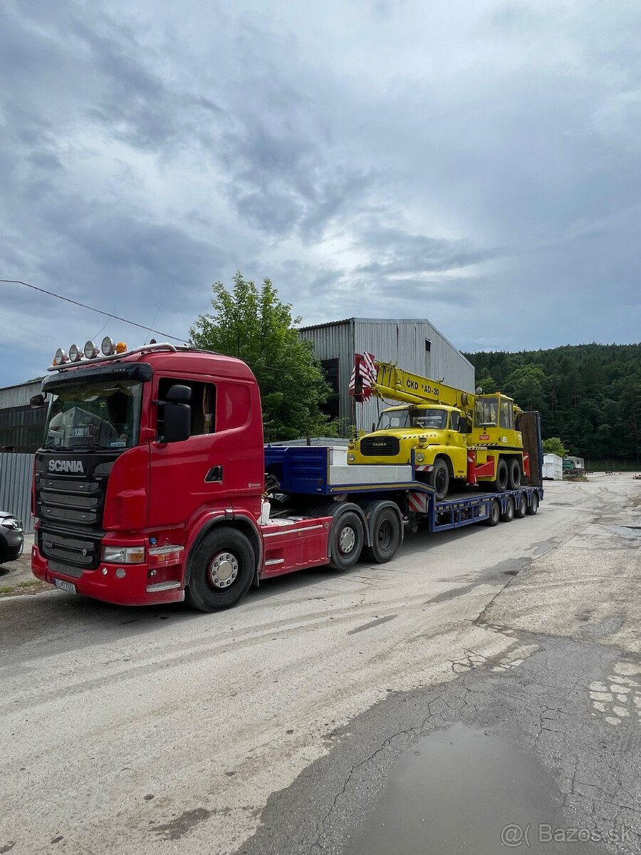 Preprava strojov podvalníkom ,odťah ,preprava tovaru - 12