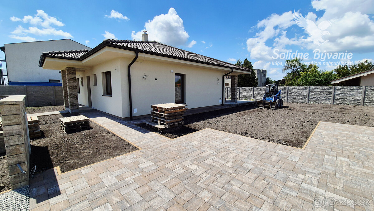 Na predaj skolaudovaná 4-izbová novostavba rodinného domu v - 12