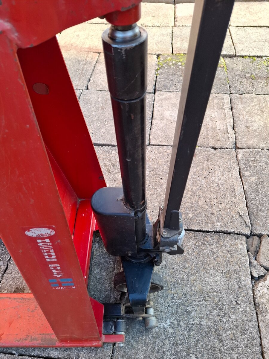 Ručný nožnicový paletový vozík - 12