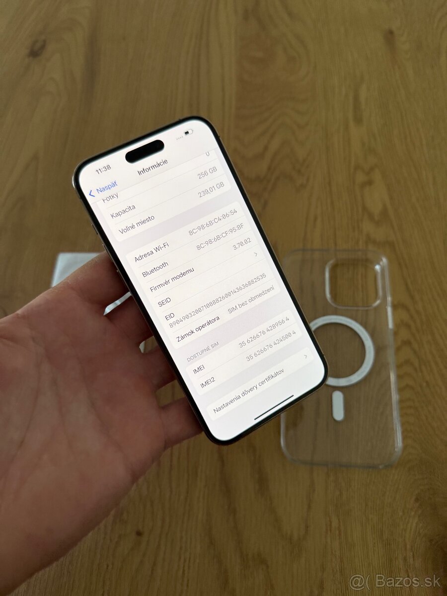 iPhone 14 Pro Max 256 gb Gold v záruke + príslušenstvo - 12