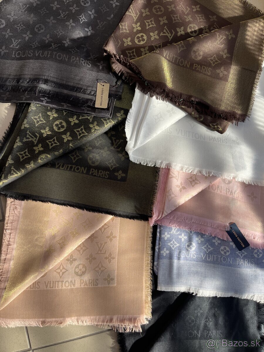 Louis Vuitton teplý šál alebo kašmírová šatka - 12