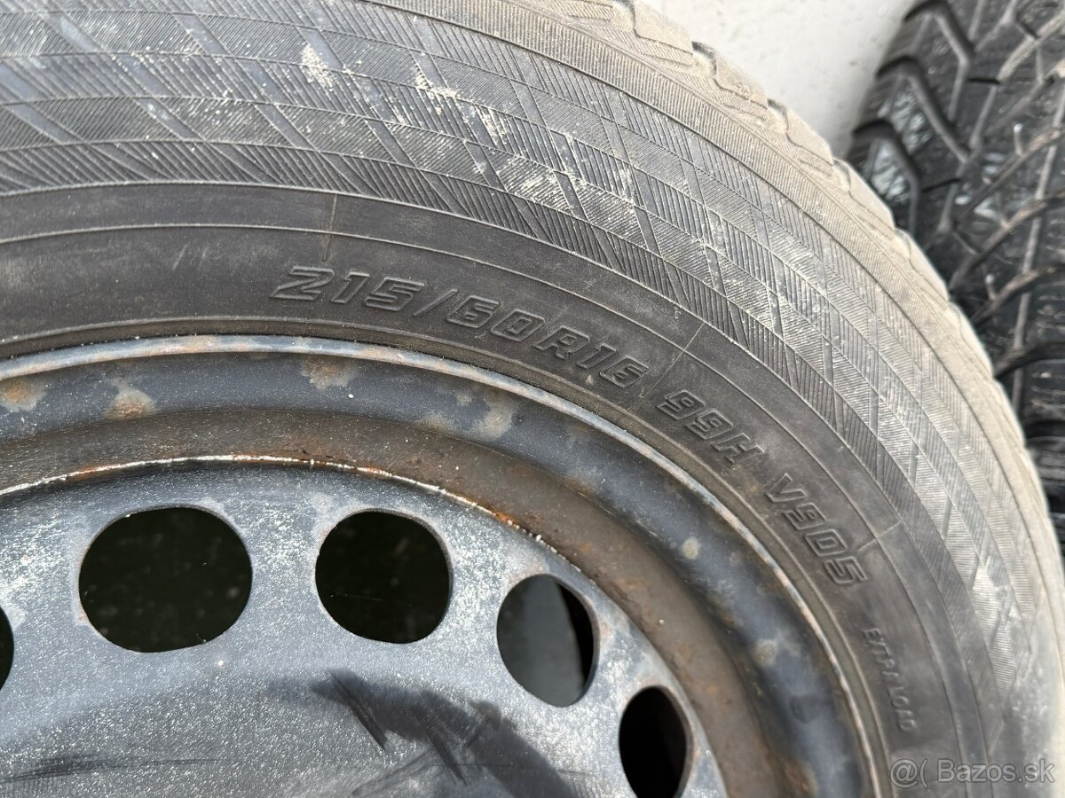 5x112 r16 zimné pneumatiky 215/60 - 12