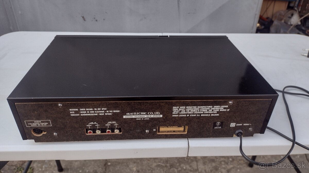 Predám Akai Casette Deck GX-R66. - 12