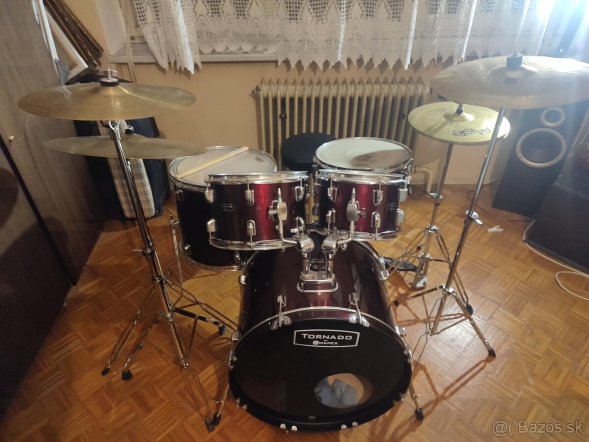 Predám bicie nástroje Evans - 12