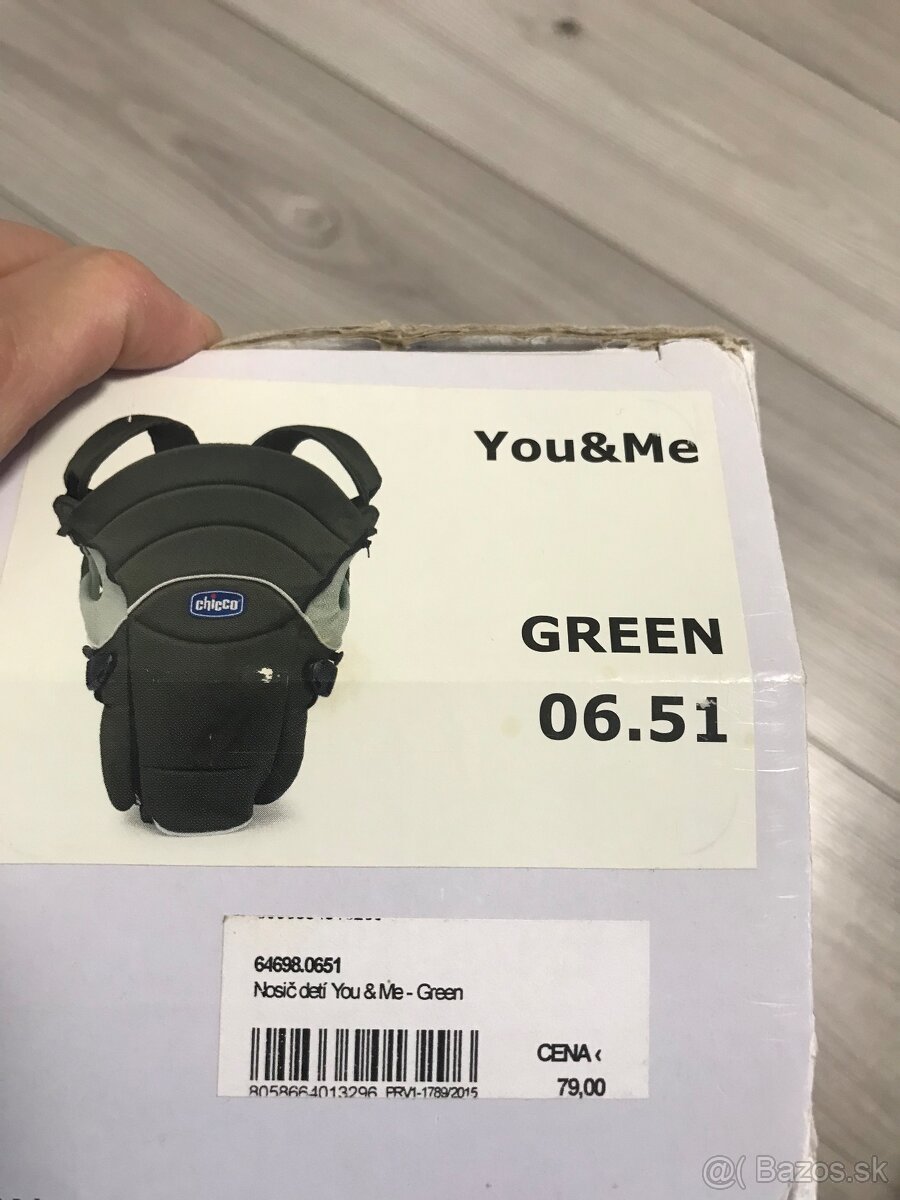 Nosič Chicco You & Me zelený - 12
