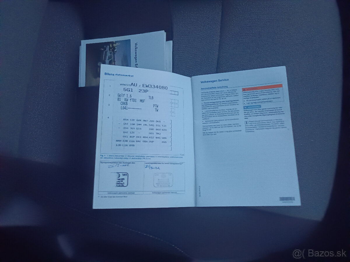 Volkswagen Golf, 1,6 TDi-81 kw,r.2014,d.klima - 12