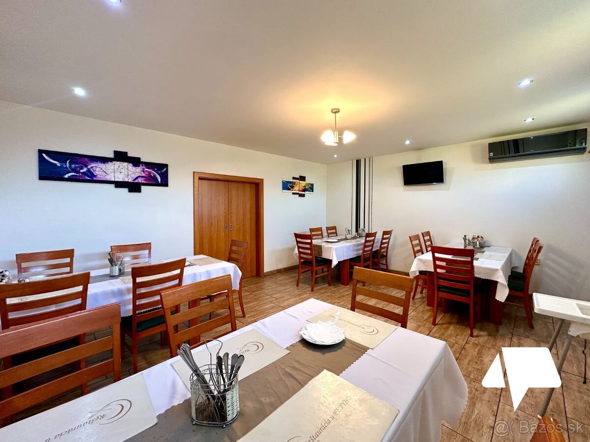 Predaj zabehnutá reštaurácia s veľkým 1- izb. bytom Zlaté Mo - 12