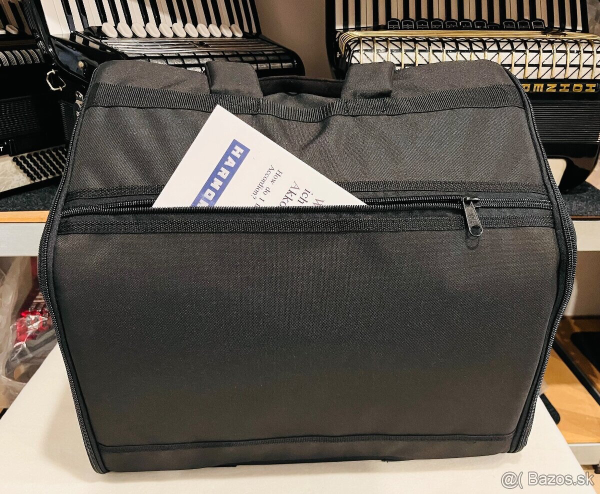 Predám akordeón Weltmeister TOPAS 96, v zánovnom stave. - kr - 12