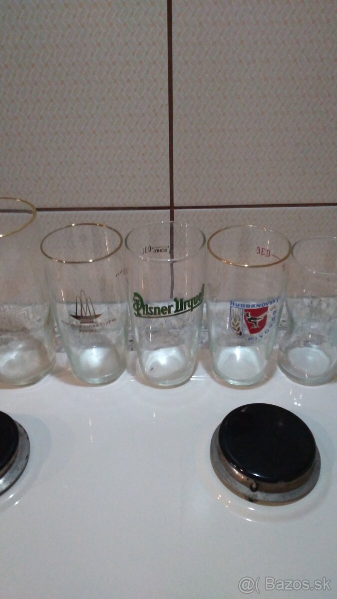 Predám pivové poháre,hrnček,GLUKOMER,hrnček - 12