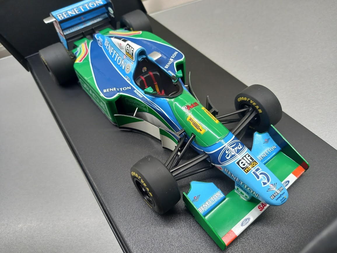 F1 BENETTON FORD B194 GP ANGLIE 1994 SCHUMACHER 1:18 - 12