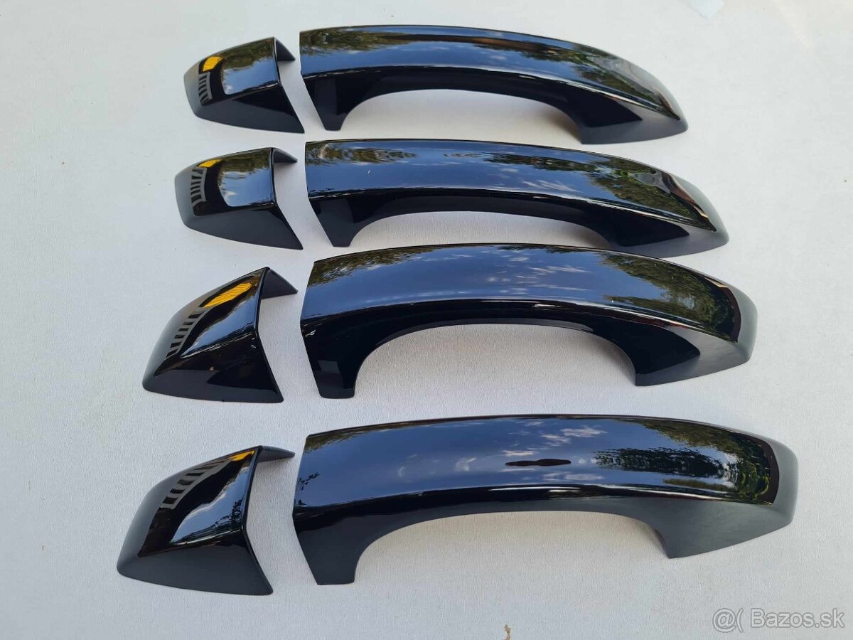 ČIERNE krytky klučiek - ŠKODA VOLKSWAGEN SEAT - 12