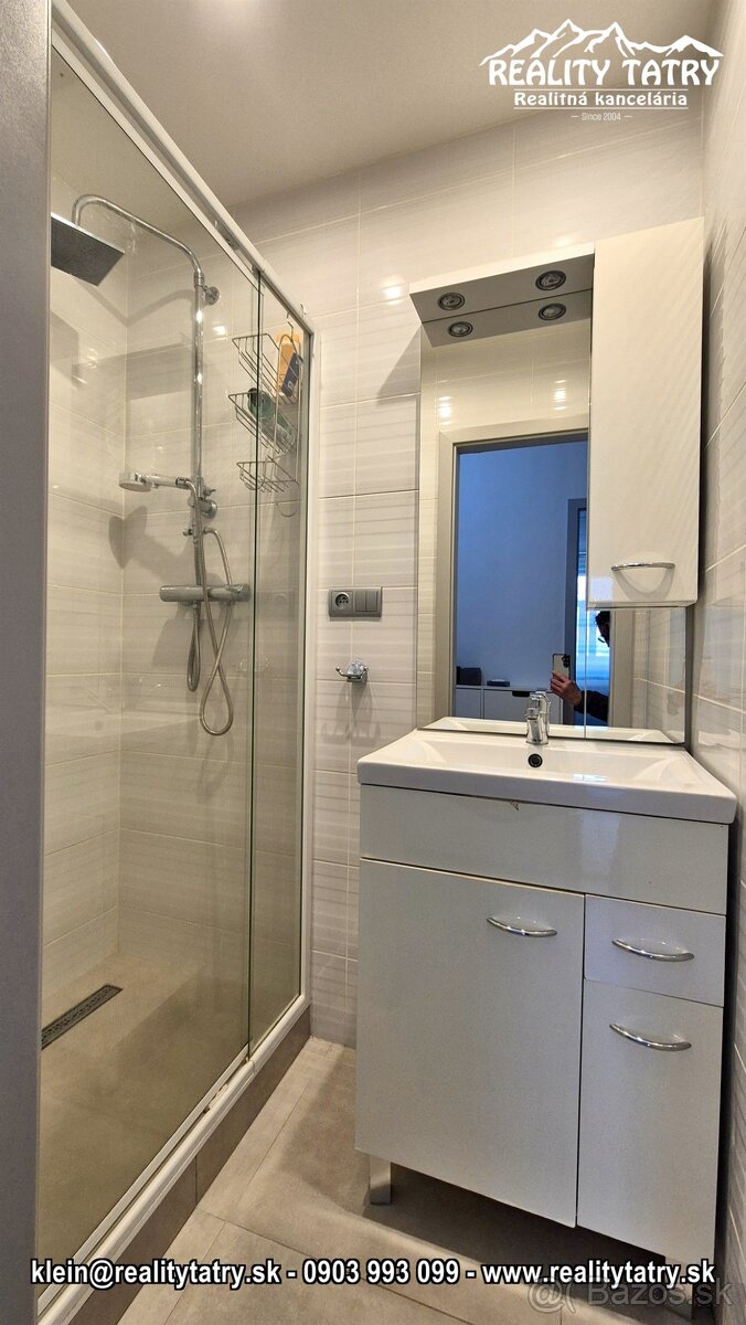 Byt 2 izbový s loggiou Vysoké Tatry, Dolný Smokovec TOP STAV - 12