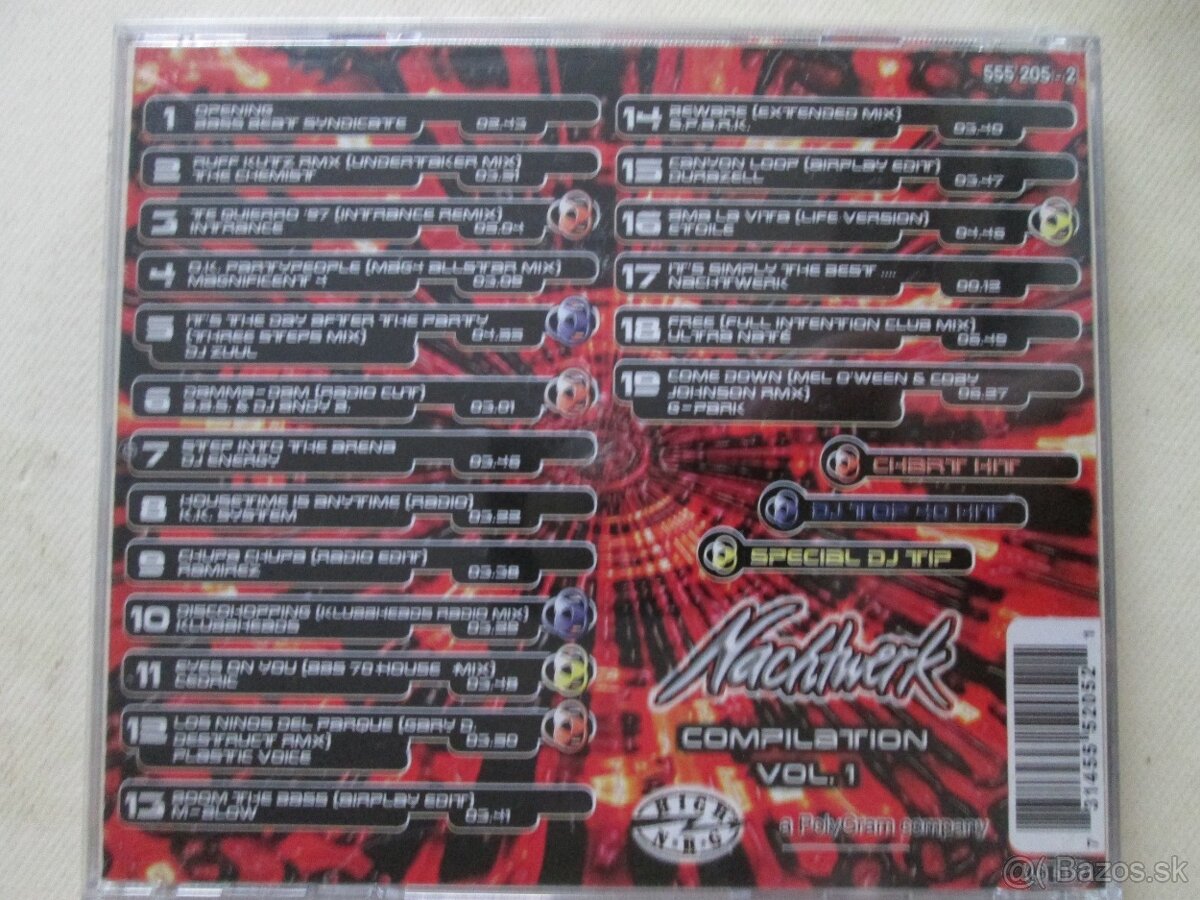 DEEJAY TOP 4TY, THE NACHTWERK, PURE SWING 96 - 12