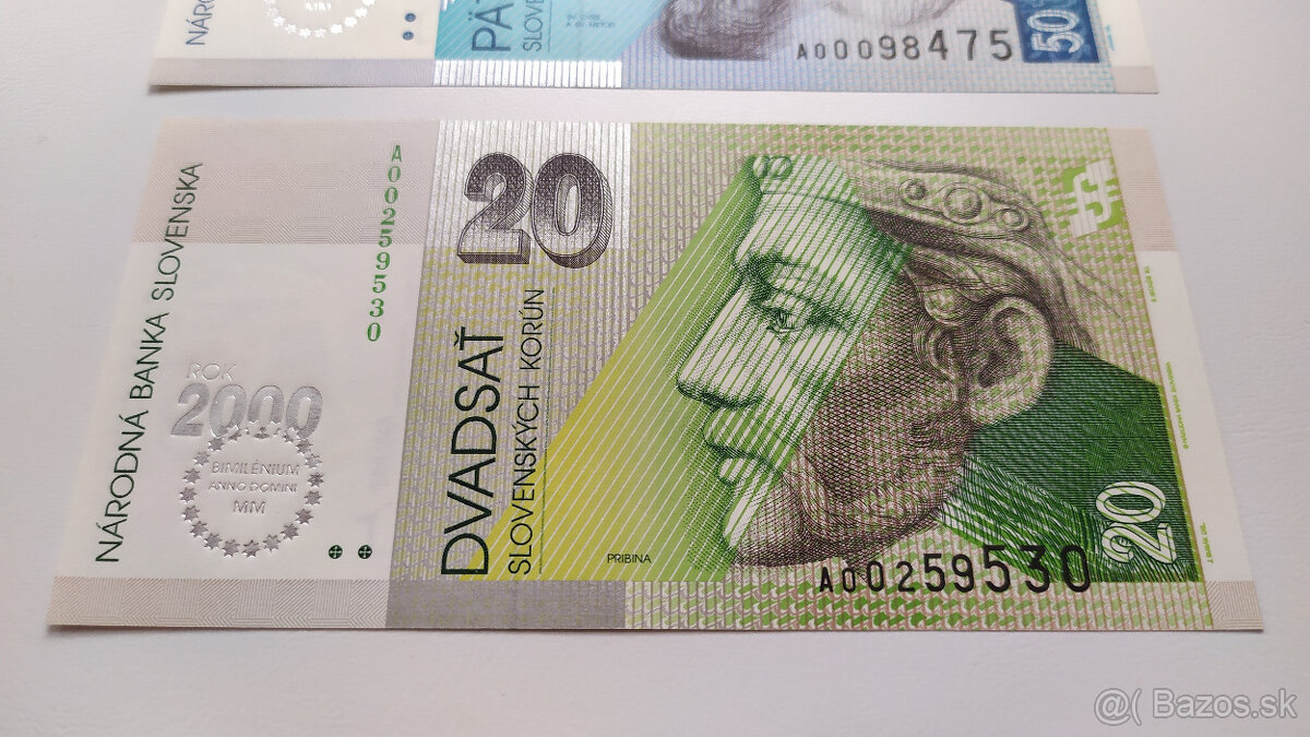 Bimilénium 500, 200 , 50 a 20Sk - 12