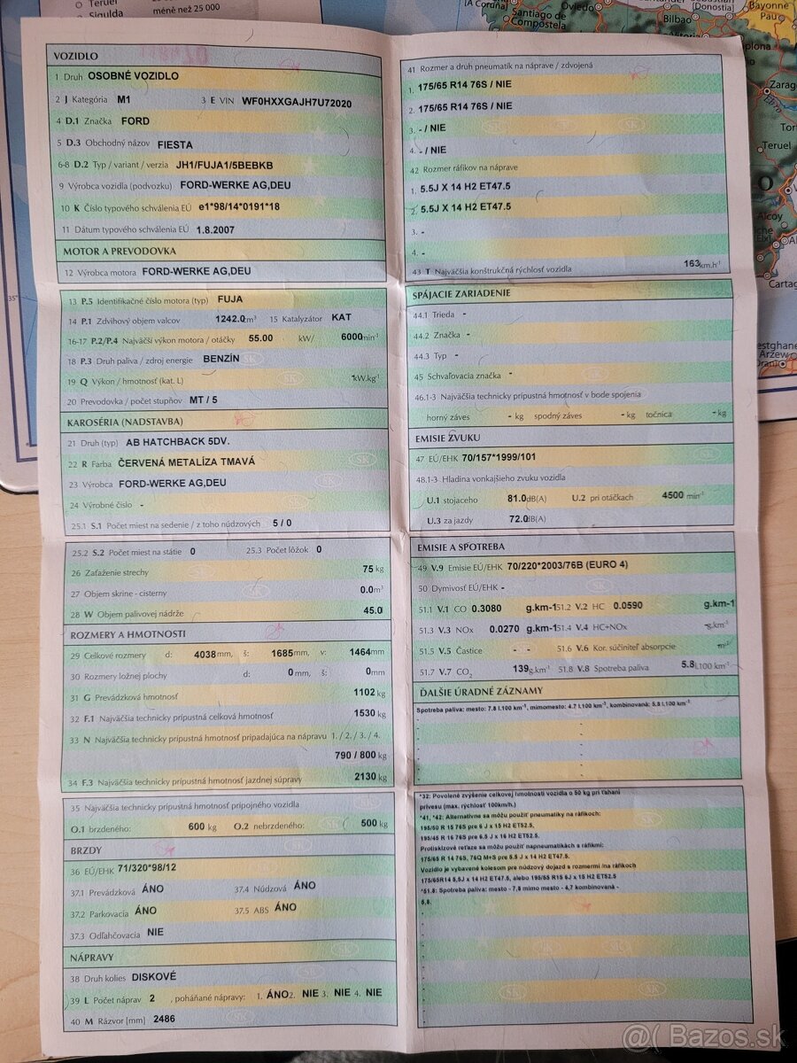 Ford Fiesta 1.25 2008 - 12