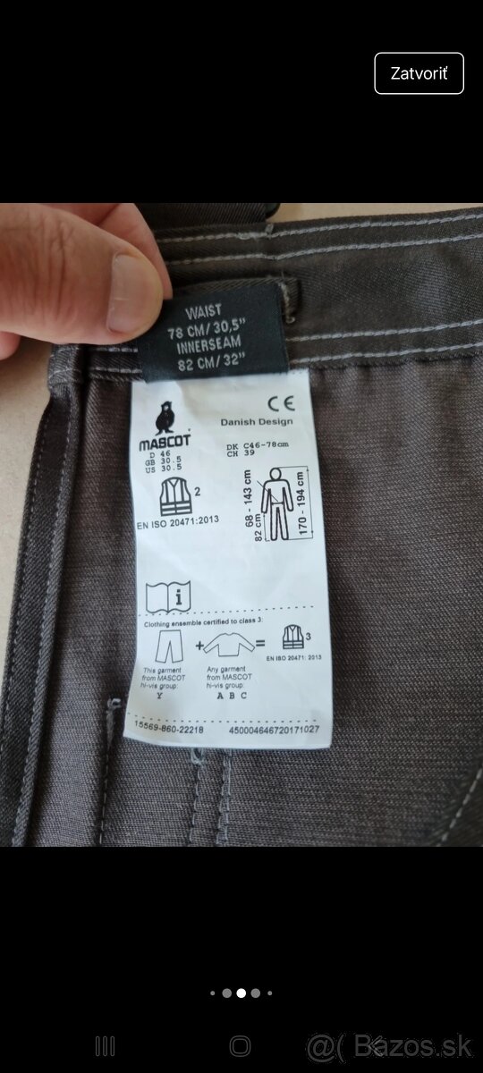 Pracovné nohavice Mascot Safe - 12