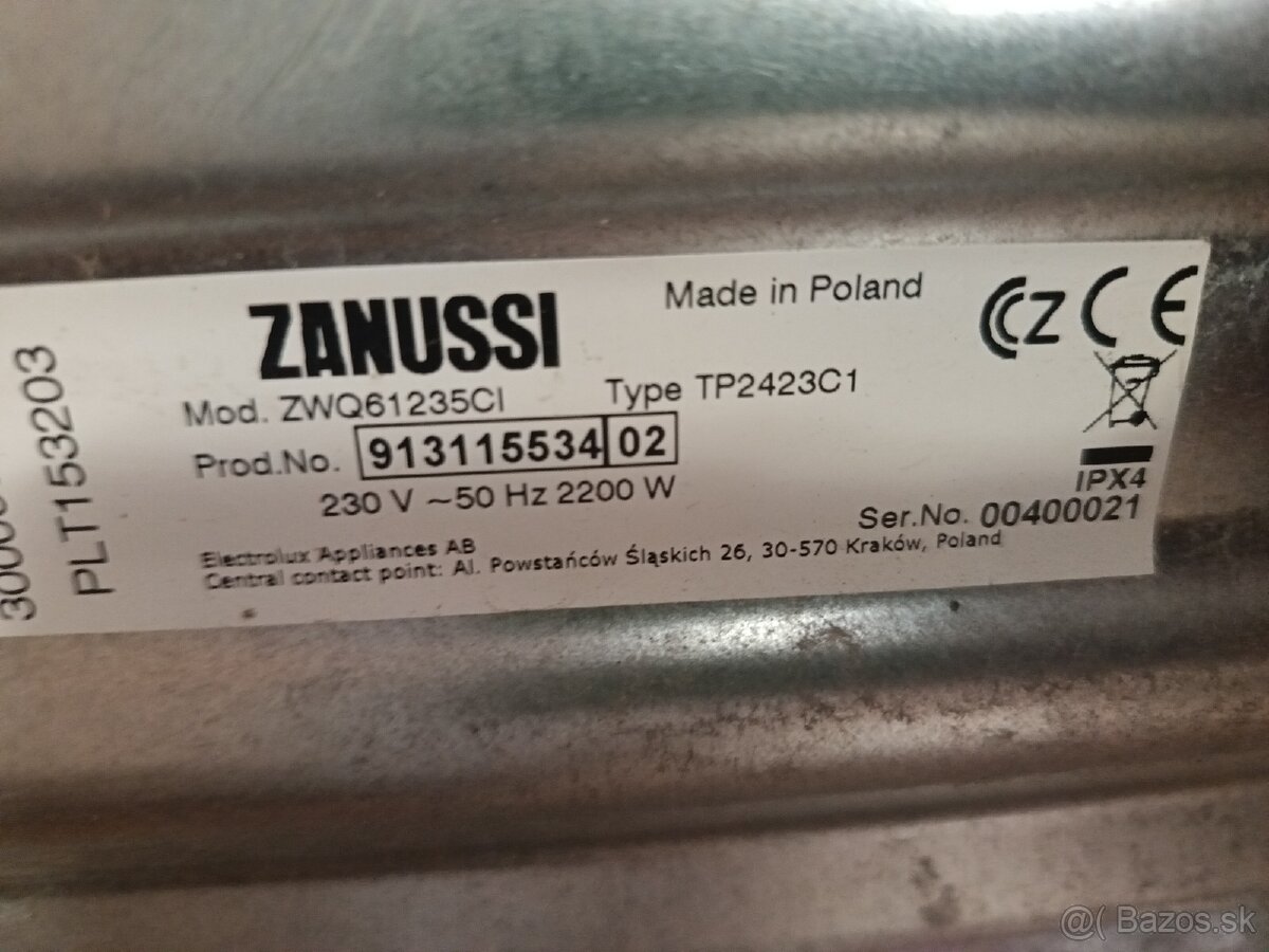 Práčka s dovozom BA a zárukou do 15.09.2026 - 12