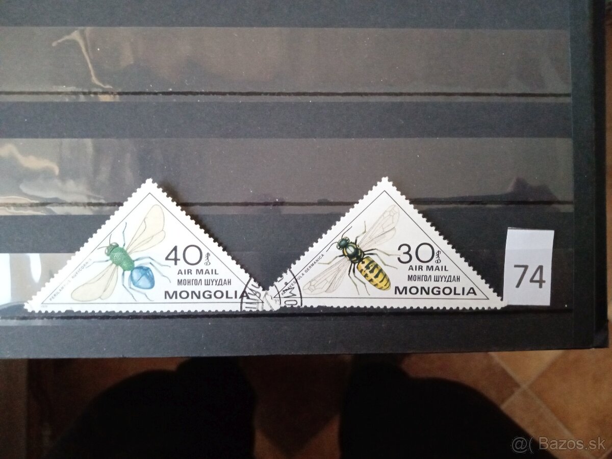 Poštové známky č.490 - ÁZIA IV. - 20 ks sérií - 12