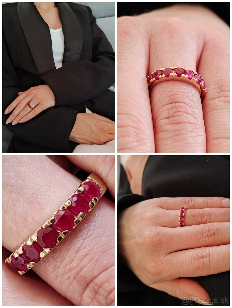 Eternity ring - Eternity prstene - stohovateľné prstene - 12