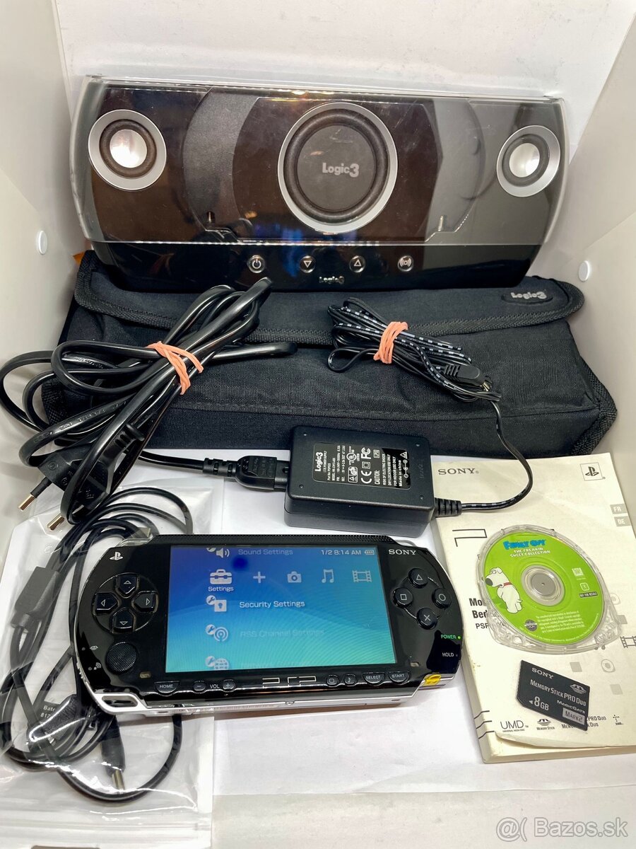 Sony PSP 1001+ Logic3 Sound System Speaker - 12