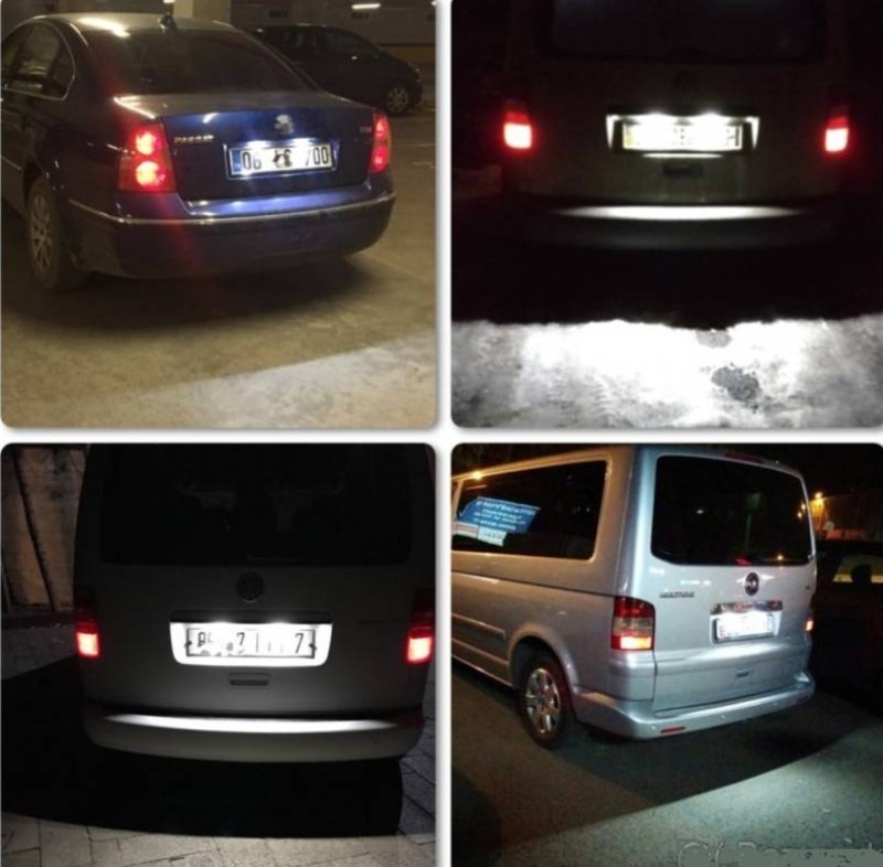 LED OSVETLENIE ZNACKY SPZ EVC - CANBUS - 12