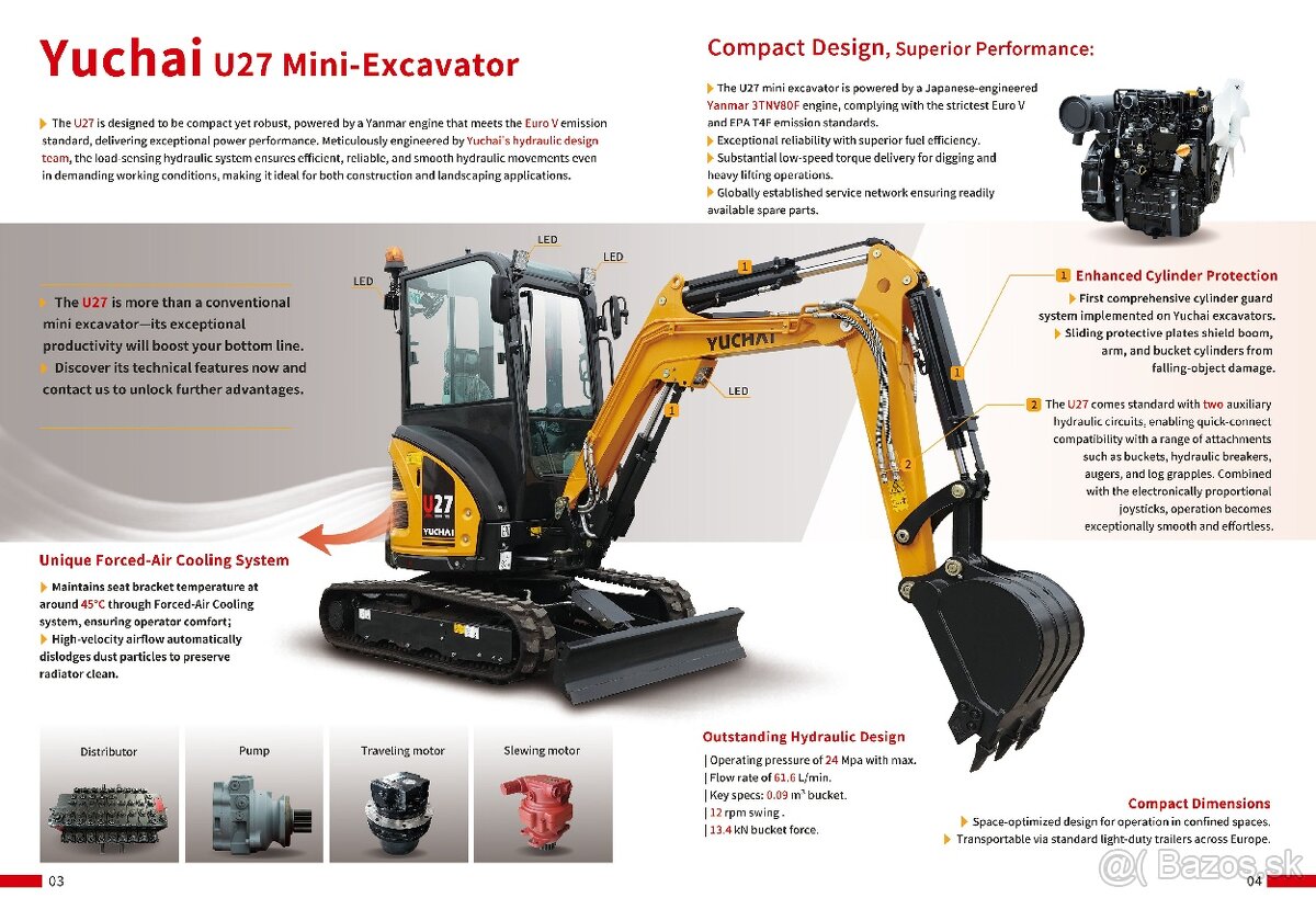 Minibager YUCHAI U27 Premium 2740 kg - 12