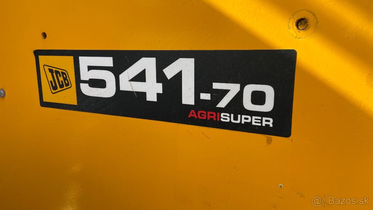 JCB 541-70 AGRI SUPER - teleskopický nakladač - 12
