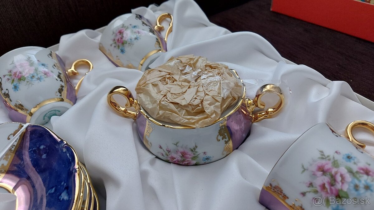Kávová súprava s cukorničkou - 12